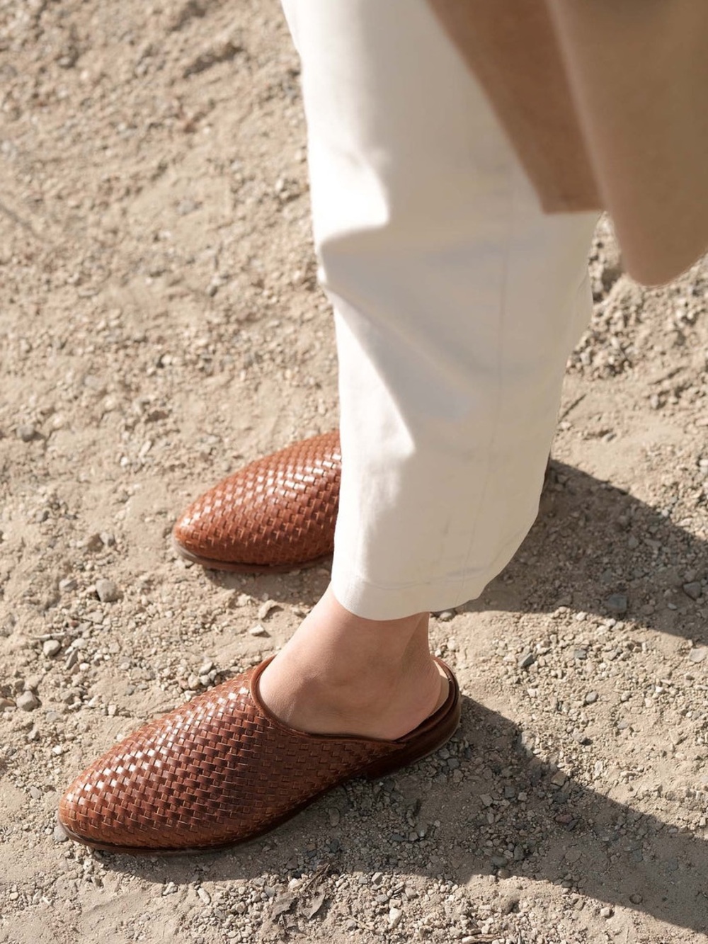 Nisolo Ama Woven Mule | Woven Brandy | 8.5